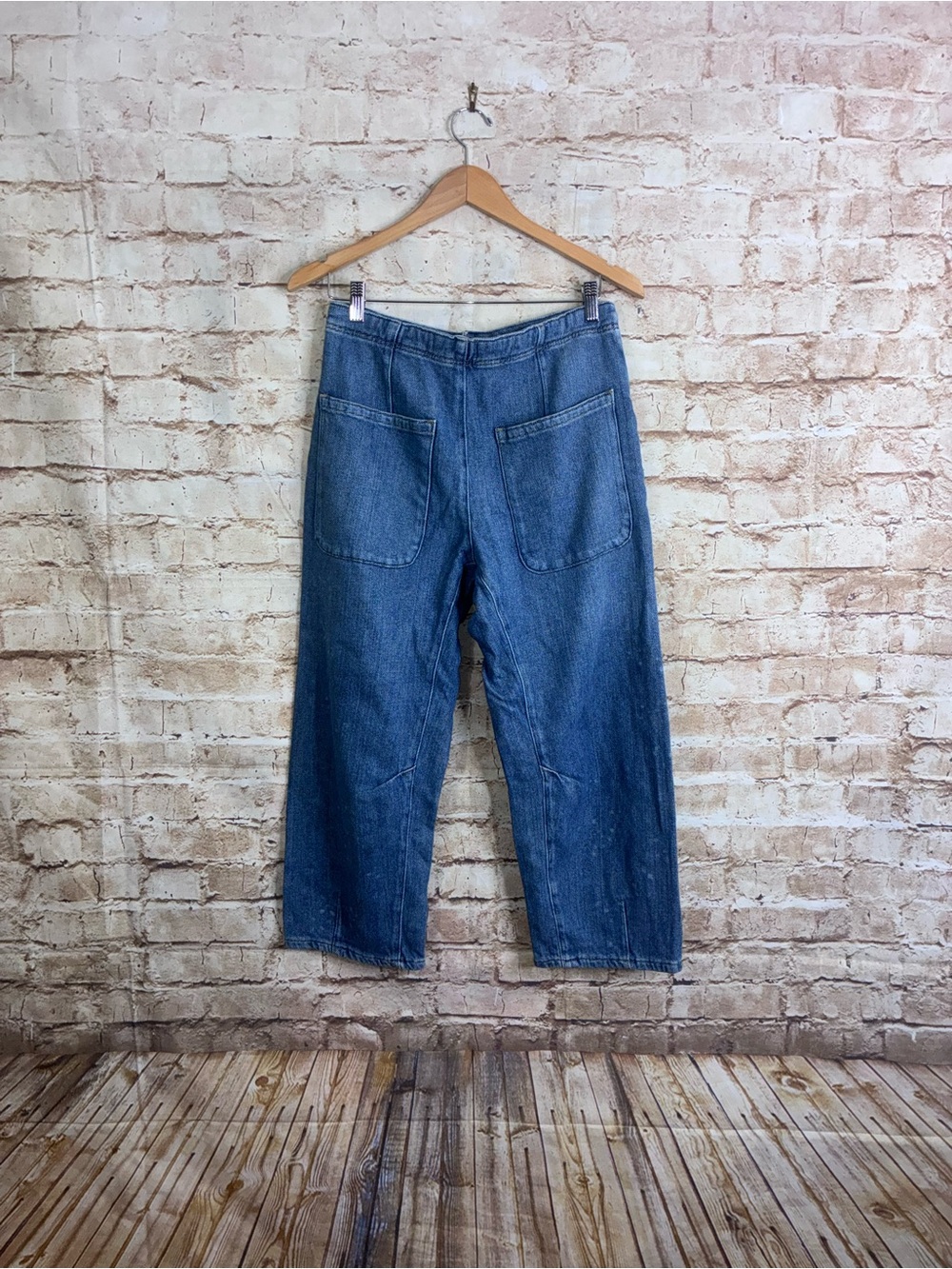 Free People Osaka Barrel Leg Jeans Size 27 - Picture 6 of 10